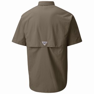 Columbia PFG Bahama™ II Shortärmad Skjorta Herr Olivgröna (XFWMT4759)